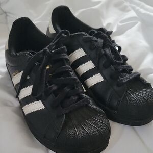 adidas Kids Black and White Sneakers